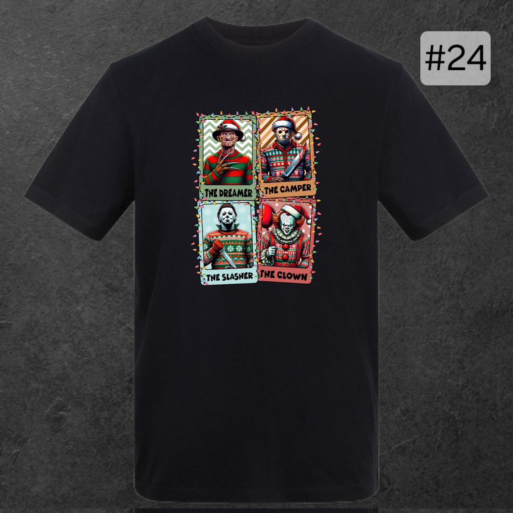 Killer Xmas Tees (28 Designs)