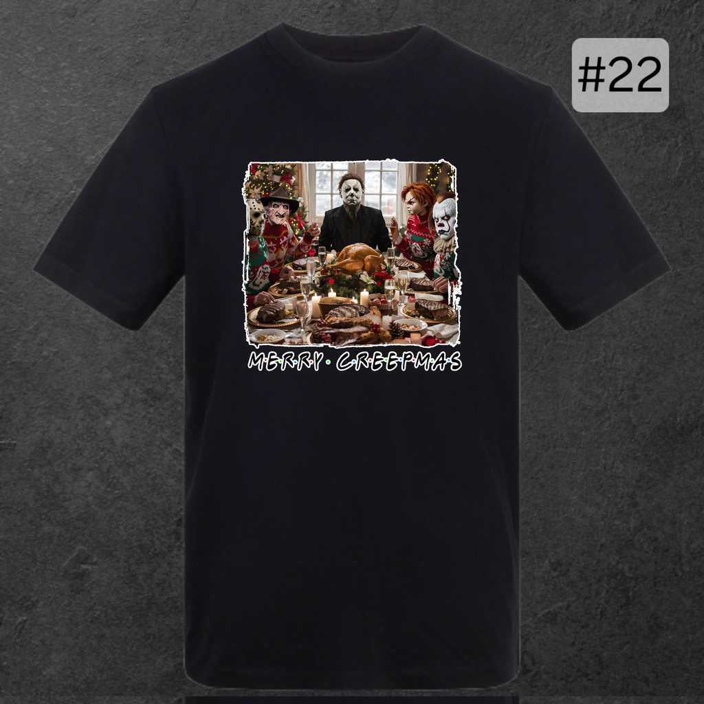 Killer Xmas Tees (28 Designs)