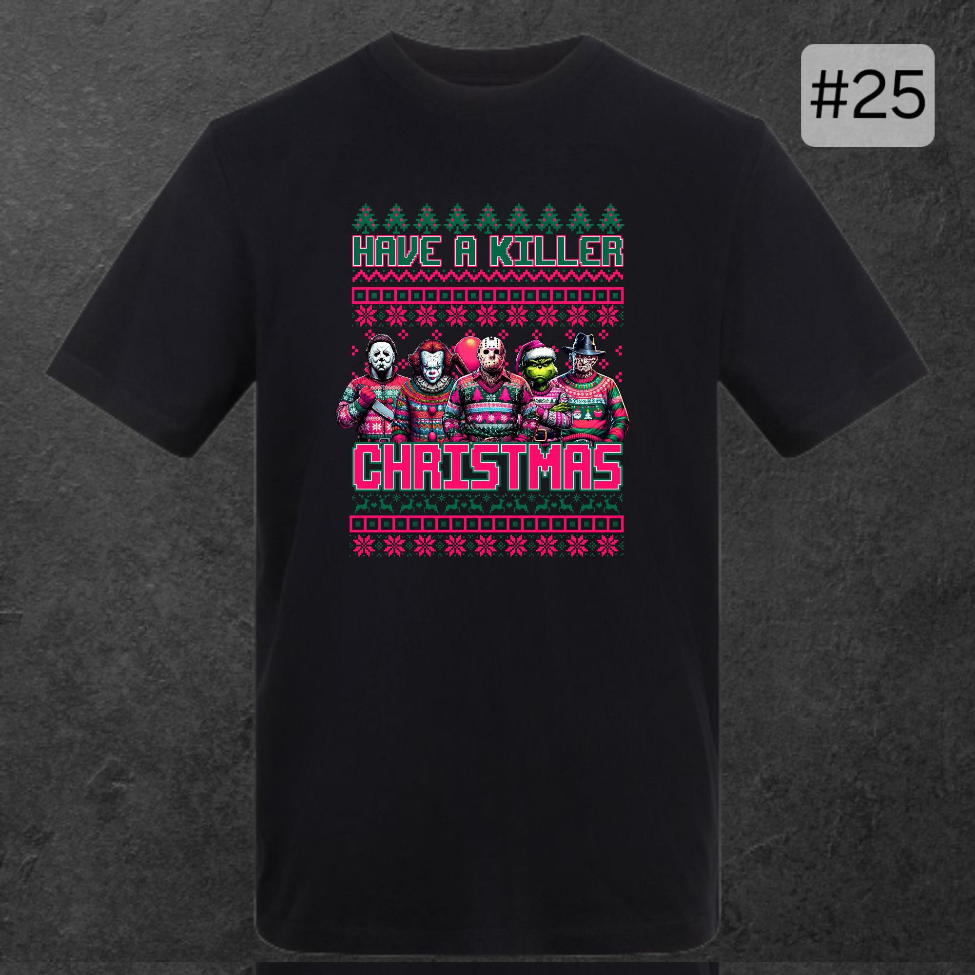 Killer Xmas Tees (28 Designs)