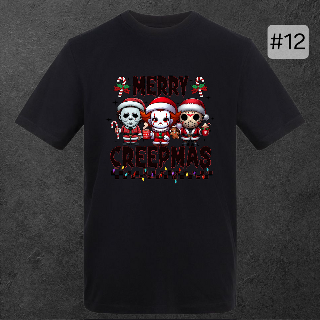 Killer Xmas Tees (28 Designs)