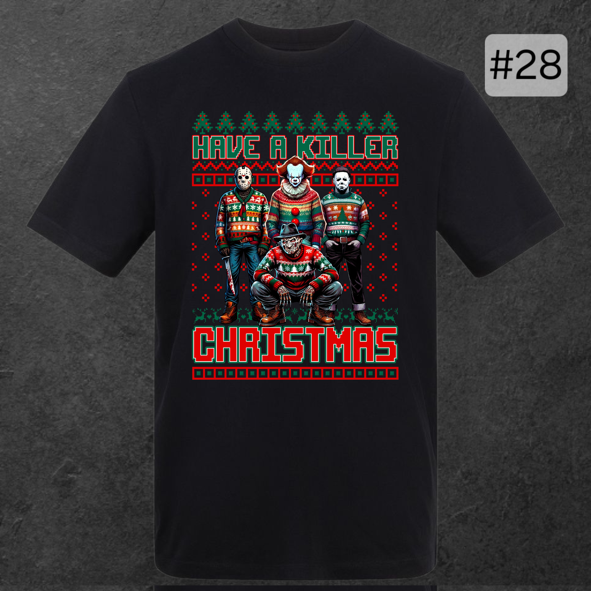 Killer Xmas Tees (28 Designs)